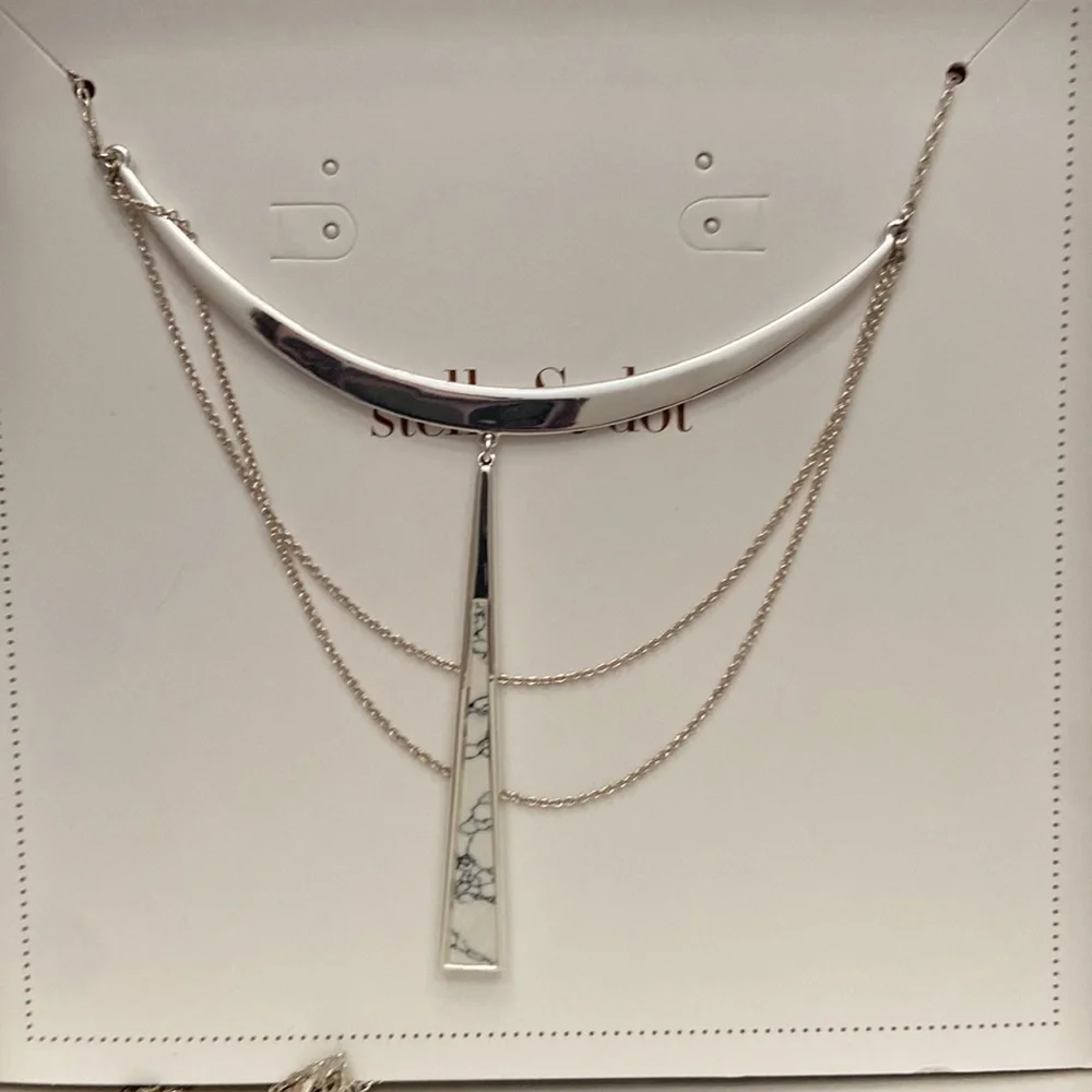 Stella & Dot silver swag necklace - Picture 4 of 5
